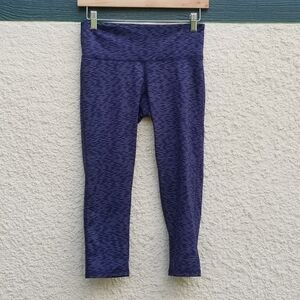 C9 by Champion low rise navy space dye capri leggings small 20.5 in inseam